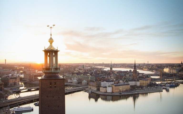 Utsikt over Stockholm, Sverige Utsikt over Stockholm, Sverige